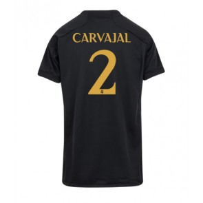 Real Madrid Daniel Carvajal #2 Replica Third Stadium Shirt for Women 2023-24 Short Sleeve